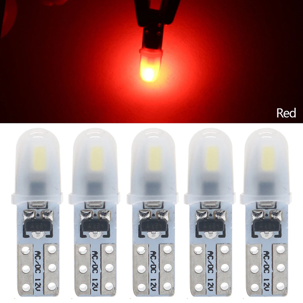 Bombillas LED para salpicadero de coche, 5 piezas, T5, w3w, 2-smd 3014, W1,  2W, 70, 73, 74, 79, 85 _ - AliExpress Mobile