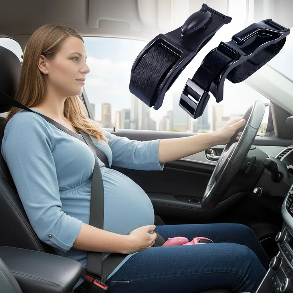 Ceinture de sécurité de siège de voiture enceinte femme ceinture de soutien du ventre de maternité mamans ventre non-né bébé protecteur ajusteur accessoires d'extension