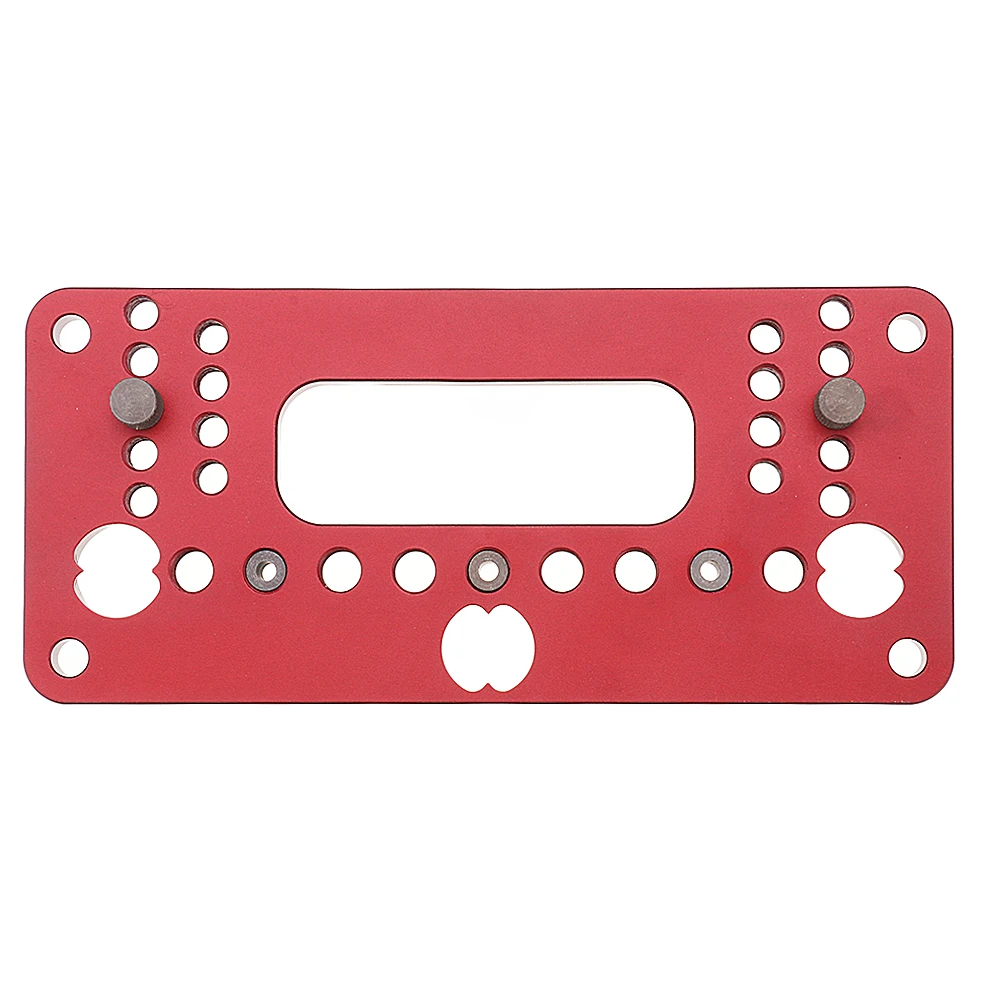 

1 Set Aluminum Alloy Knob Pull Drill Locator Handle Woodworking Door Handle Drilling Jig Adjustable Punch Locator Drill Template