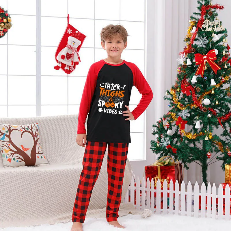 

Halloween Family Matching Pajamas Trick Sooply Happy Halloween Black Pajamas Set