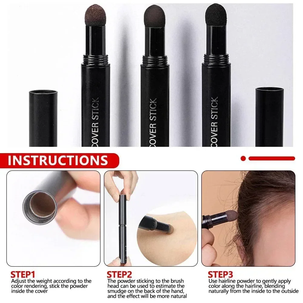 6 Colors Hairline Concealer Pen Waterproof Eyebrow Dye Pencil Beard Foundation Hair Line Cover-for Hairline, Eyebrows & Beard hairline concealer pen