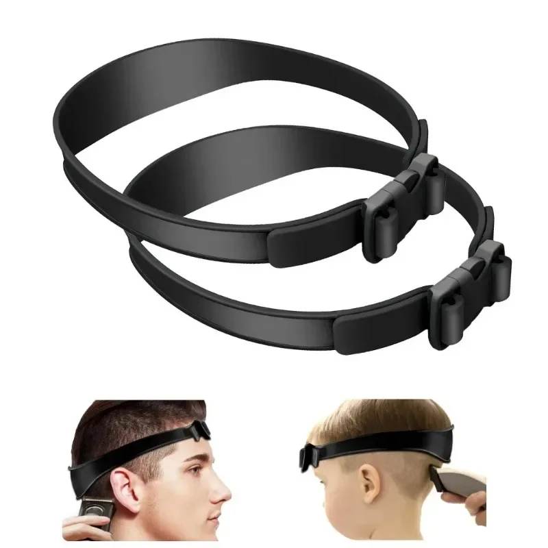 DIY Hair Trimming Template Haircut Band Breathable Curved Silicone Home Hair Trimming Guide for Boys Men 6