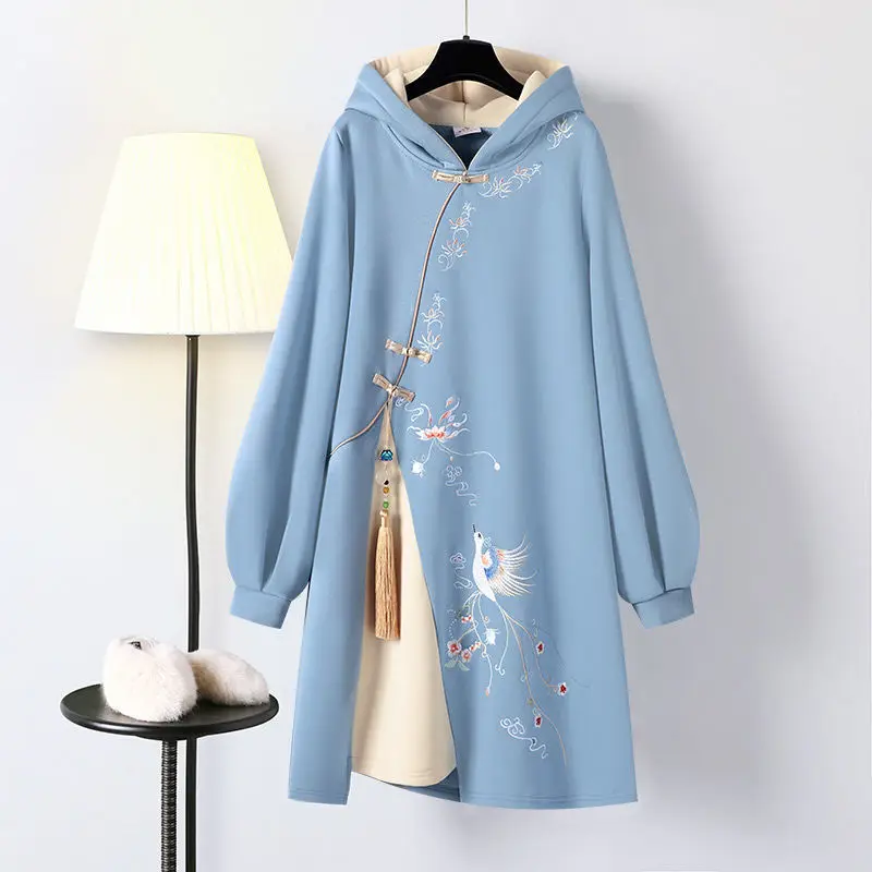 Chinese Dress Women Spring Traditional Style Hanfu Cheongsam