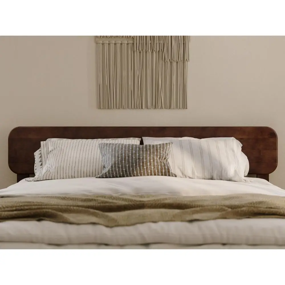 Queen Solid Wood Headboard, Walnut