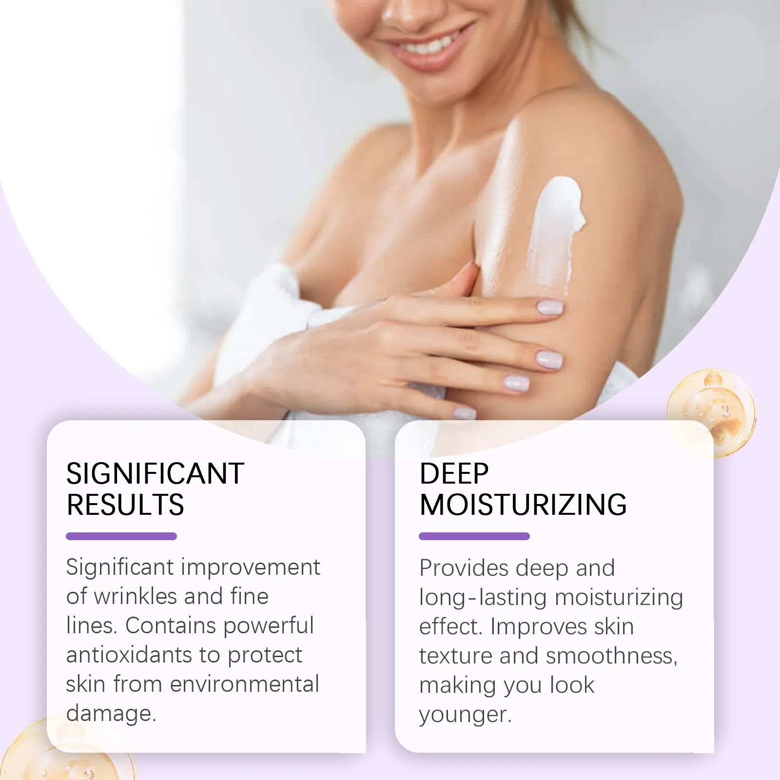 OceAura Retinol Body Lotion Firming Moisturize Anti-Wrinkle Stretch Mark Repair Improve Elasticity Sagging Skin Tightening Cream 6