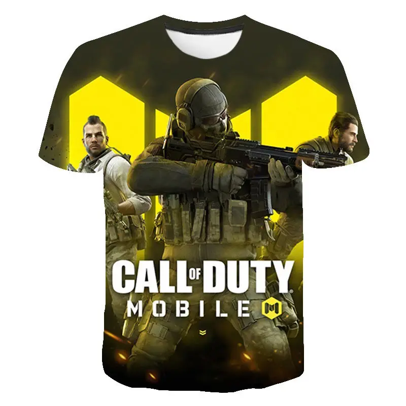 

New Fashion Call Of Duty New Summer 3D Printed T Shirt for Men Women Children Casual Streetwear Short Sleeve Boy Girl Cool Tops