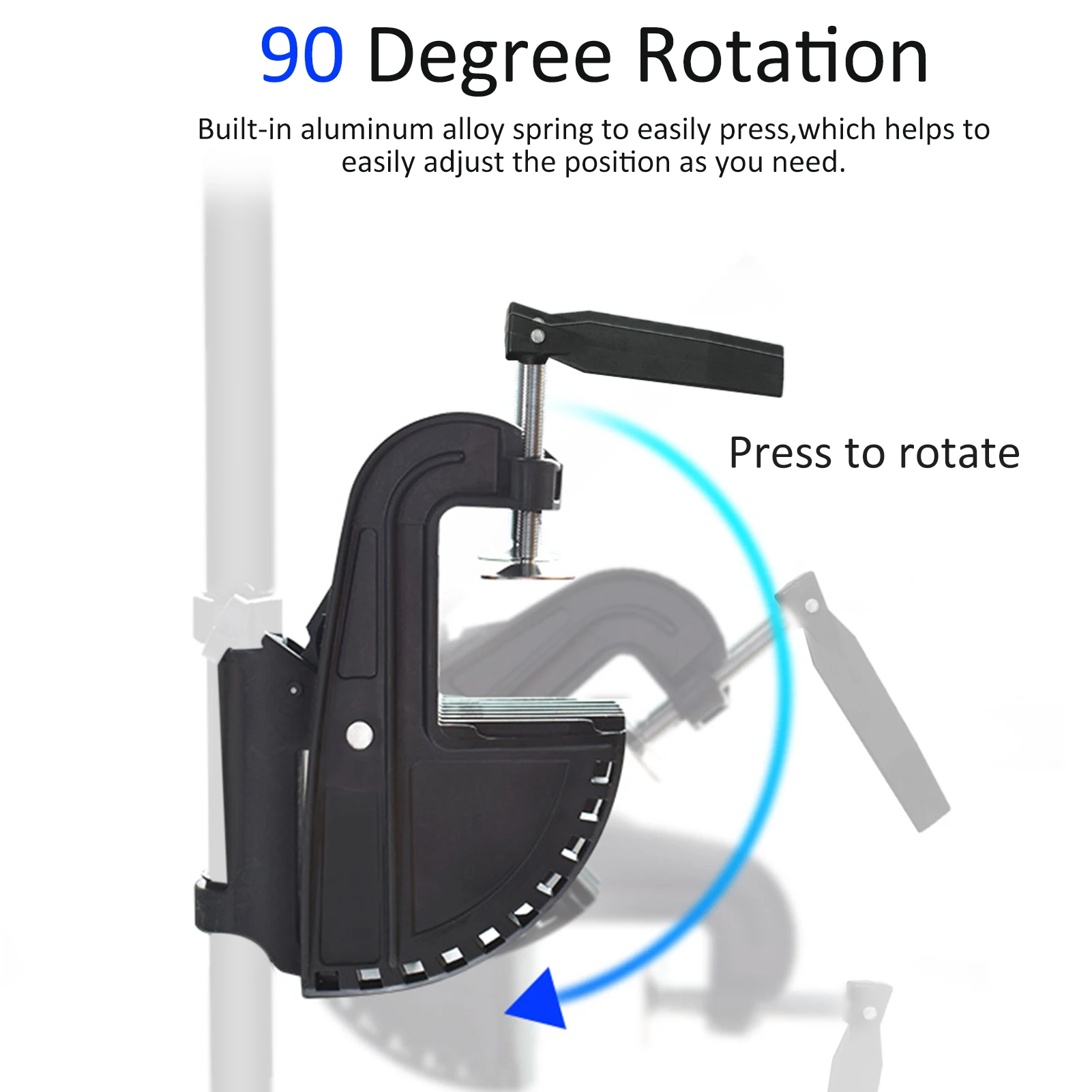 Electric Outboard Motor Bracket Hinge Kit Fits for 1 1/8''(2.8cm)Shaft Diameter 28lb 36lb 46lb 50lb Electric Outboard Motors 4