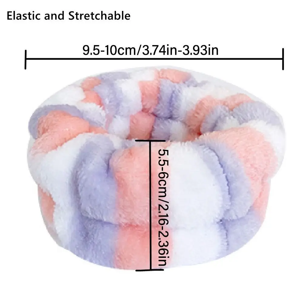 Spa Headband with Wrist Towels for Washing Face Set for Skincare Face Washing Makeup Removal Shower Facial Mask Headband Sponge