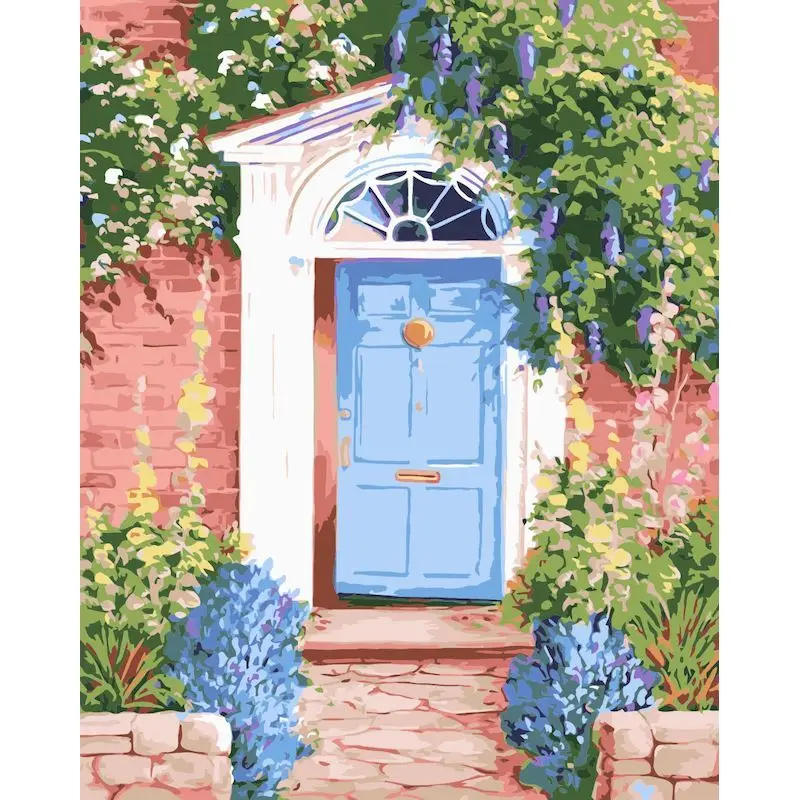 DIY Animal Scenery Painting on Canvas - Home Decor Kit (60x75cm)
