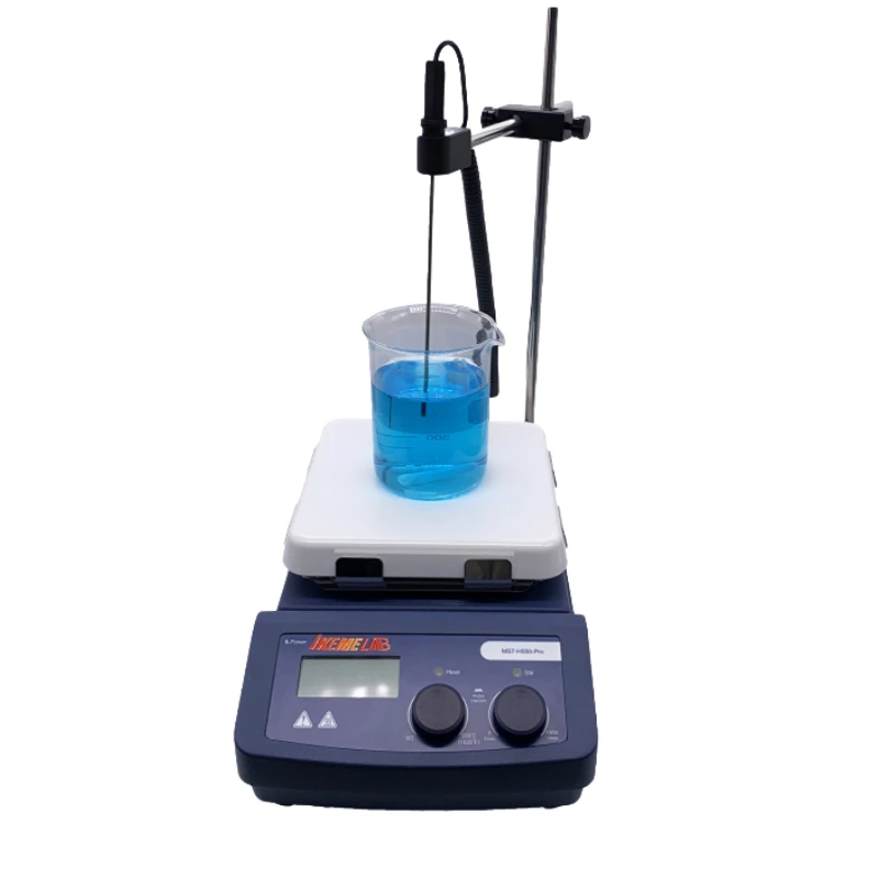 IKEME Heating Magnetic Stirrers MS7-H550-pro Laboratory Magnetic Stirrer With Hot Plate LCD Digital Hotplate Stirrer 20L