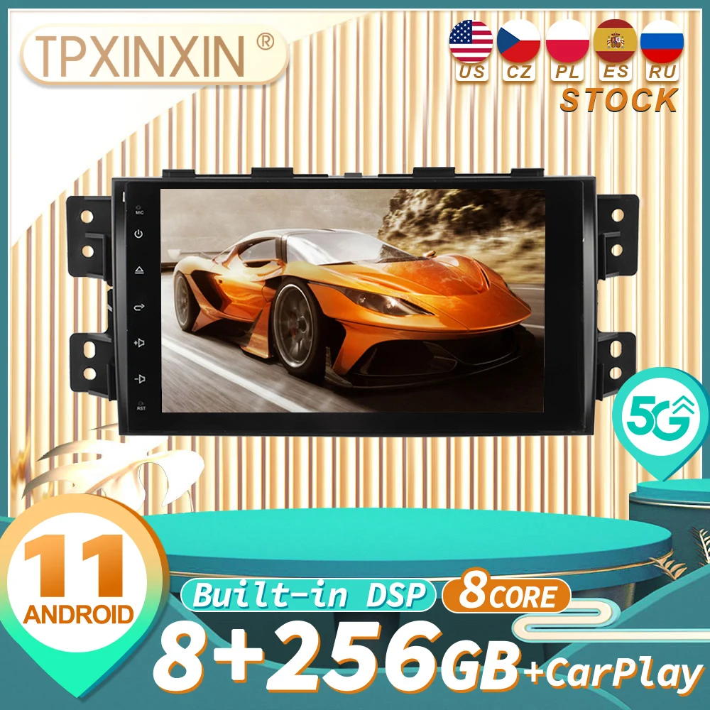 

for kIa Borrego 2008-2012 audio 2 din android receiver tesla style auto multimedia DVD player GPS