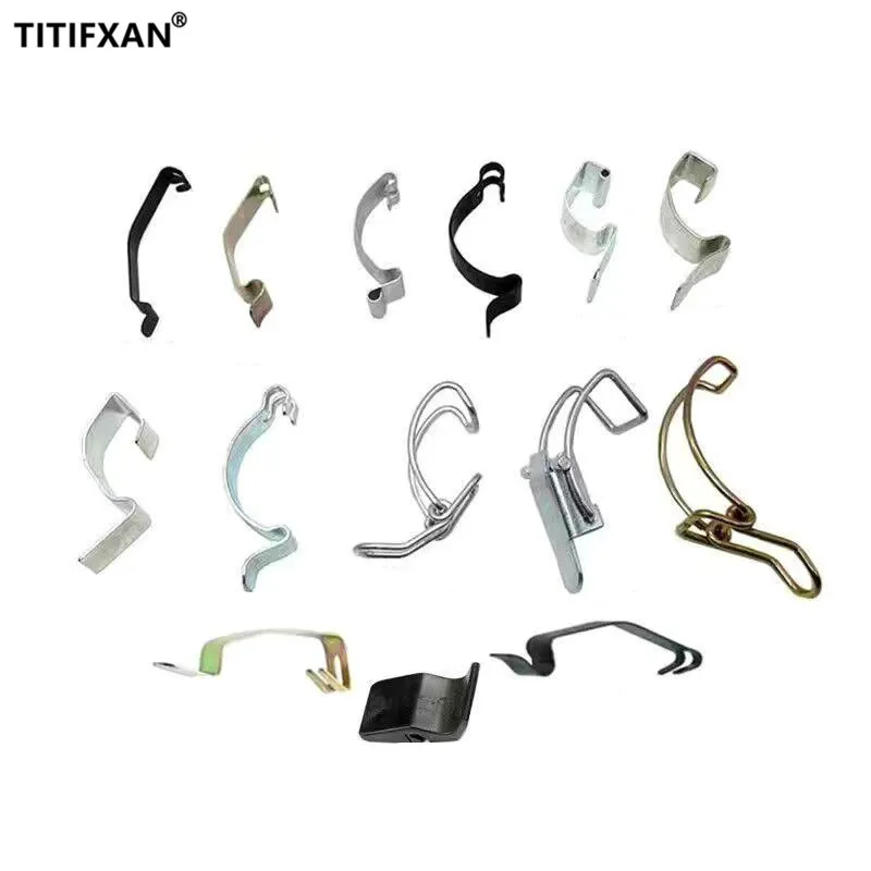 

2Pcs Car Fixed Spring Metal Fasteners Set For All Auto Air Filter Housing Electrical Safety Box