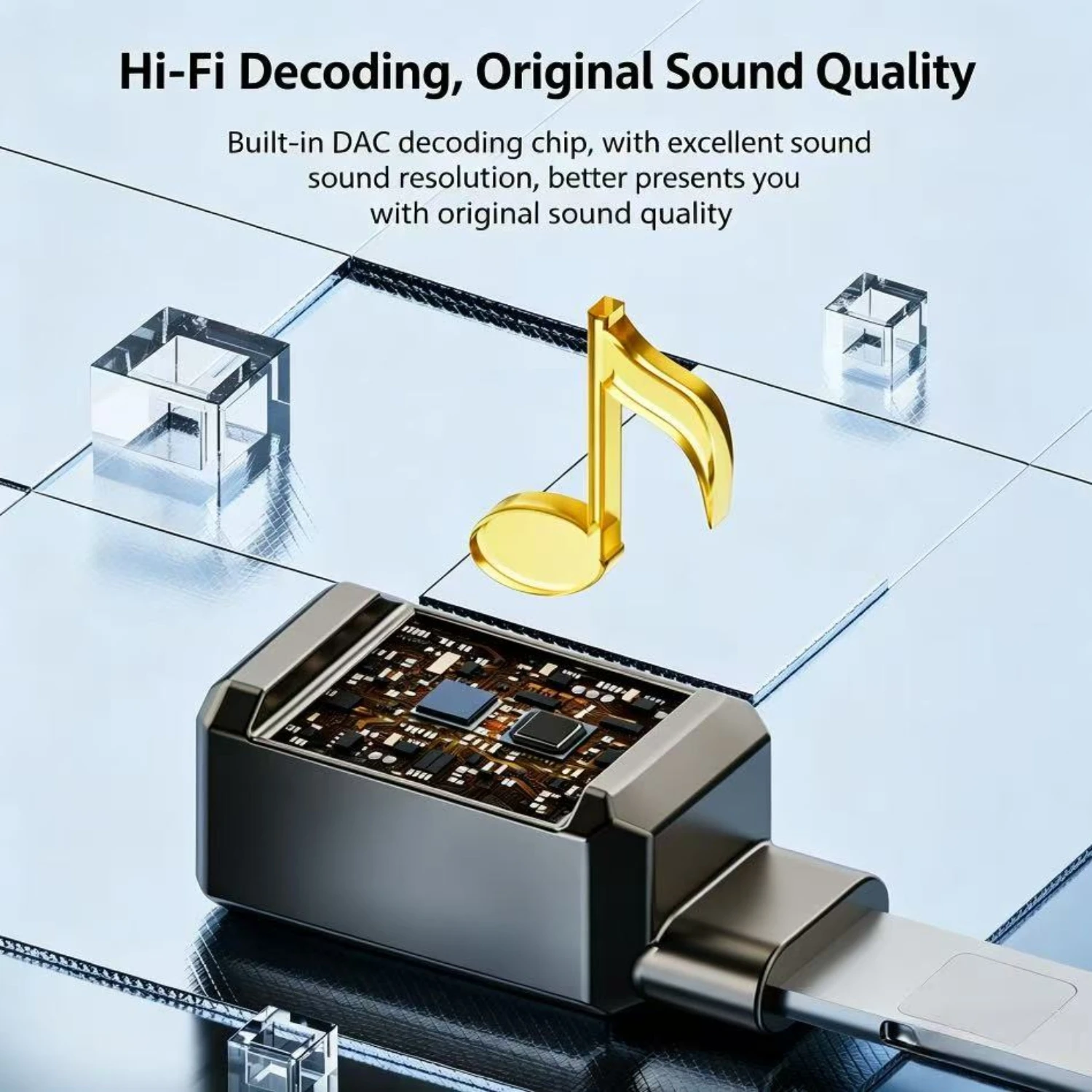 애플 아이폰용 2개 헤드폰 어댑터 3.5mm Hifi DAC Aux 오디오 잭 동글 아이폰 안드로이드/iOS/윈도우//맥 호환