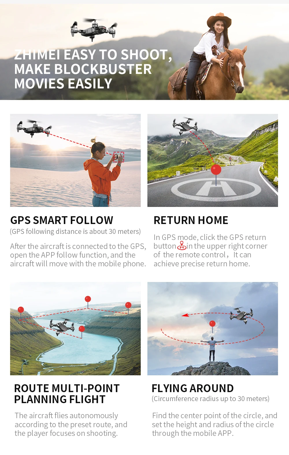 L105 GPS 4K HD Camera Child Drone Wifi 25Min Flight Quadcopter RC Distance 1KM Foldable Helicopter Remot Control Aircraft Toys explorers 4ch remote control quadcopter