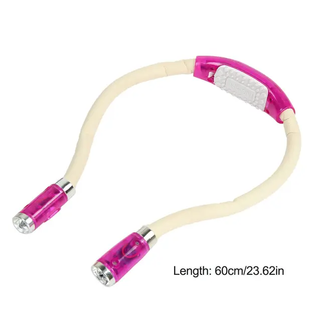 Led Hordozható Huglight Kihangosító Rugalmas Könyv Olvasás Light Lámpa Fáklya Nyak Mini Könnyű Otthon - Image 5