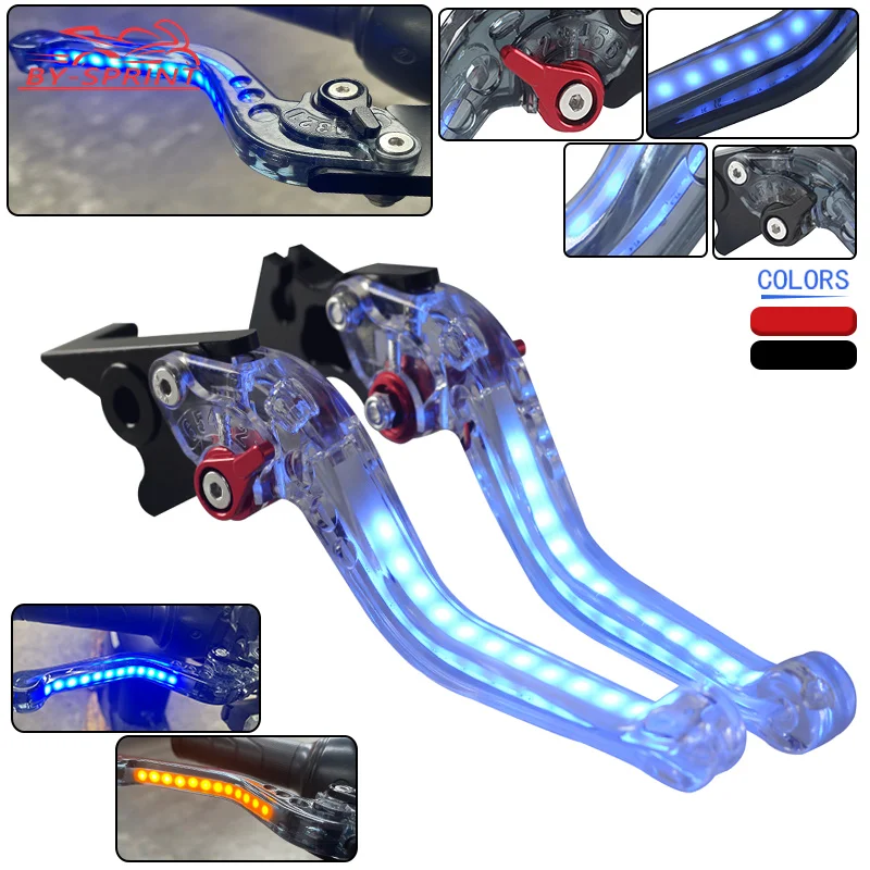 

For YAMAHA R6 1999-2004 R1 2002-2003 FZ1 FAZER 2001-2005 Motorcycle Adjustable Always-on Turn Signal Light Brake Clutch Lever