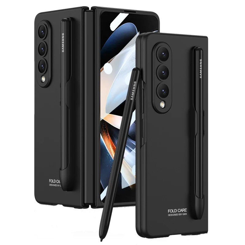 

Чехол для телефона Samsung Z Fold 4, ультратонкий противоударный чехол из поликарбоната для Galaxy Z Fold 4, чехол со слотом для ручки