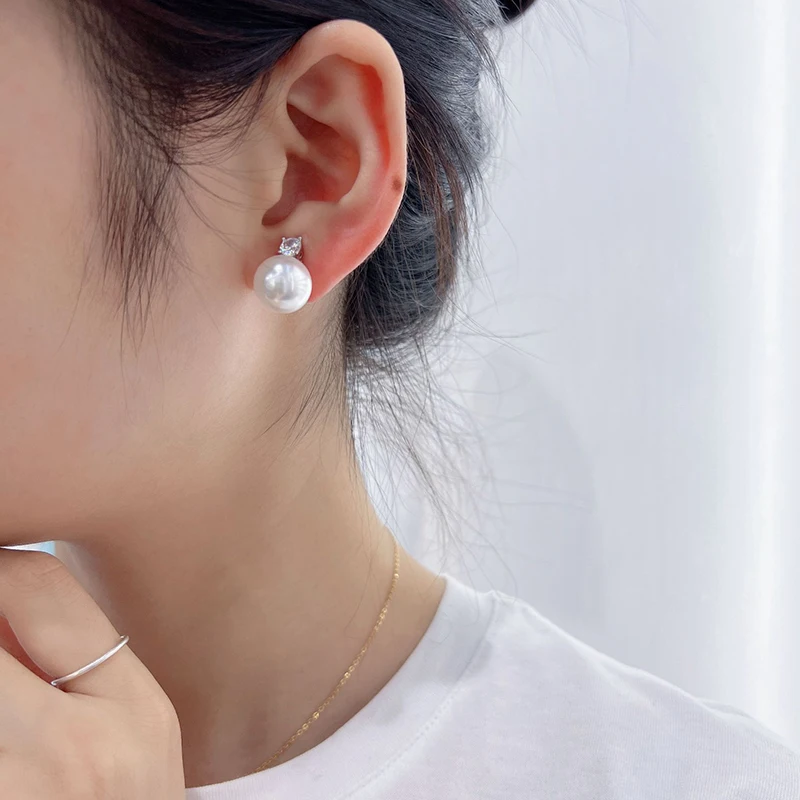 Korean Style Imitation Pearl Clip on Earrings For Women Non Pierced Drop Ear Clips Wedding Jewellry