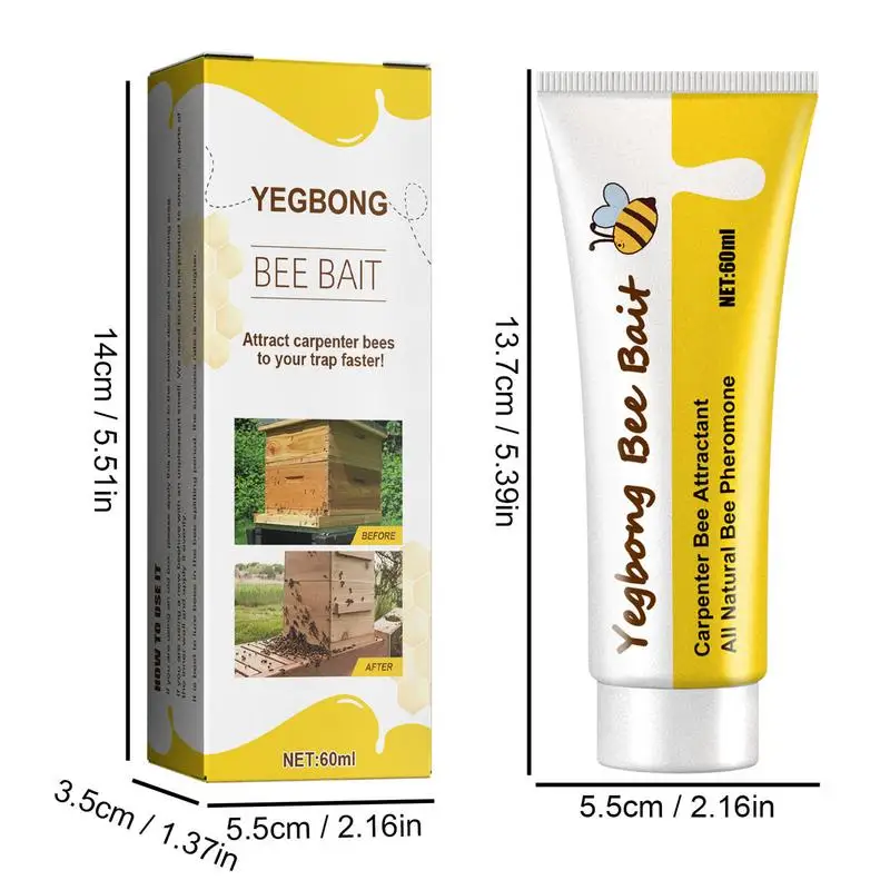 Bee Attractant Bee Induction Spray Beekeeping Equipment Easy To Attract Attractant Bait Trap Honey Hive Bait Tool 60ml