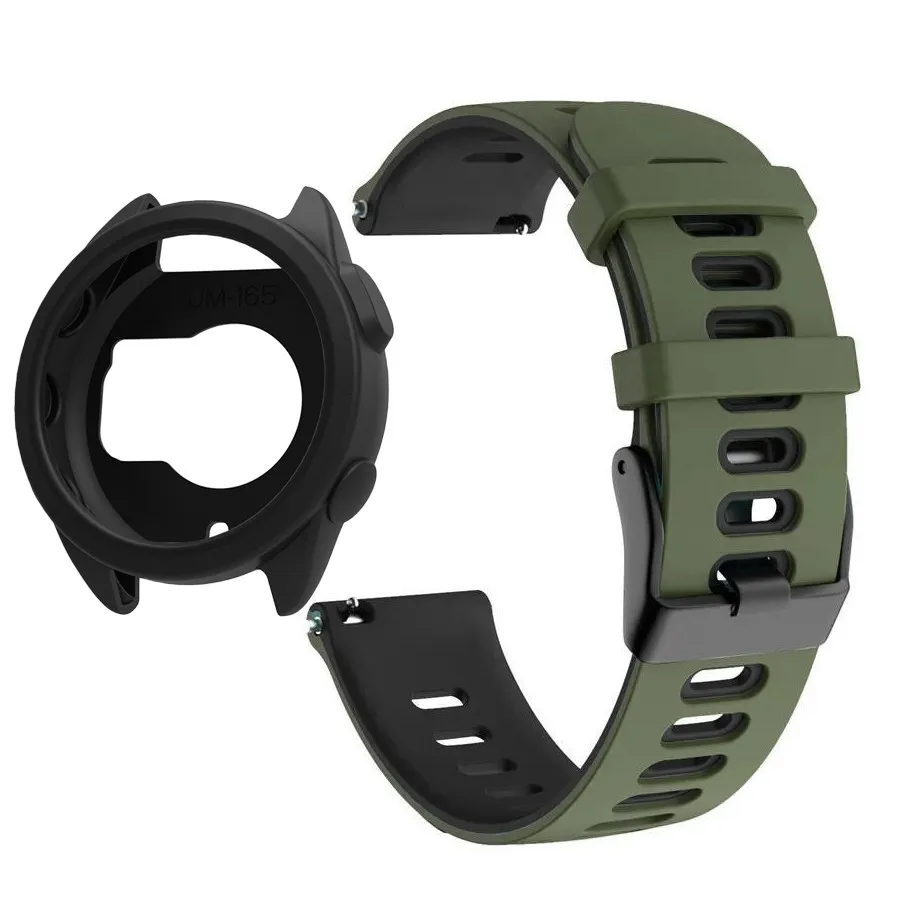 Silicone Sports Watch Band and Protective Cover Shell