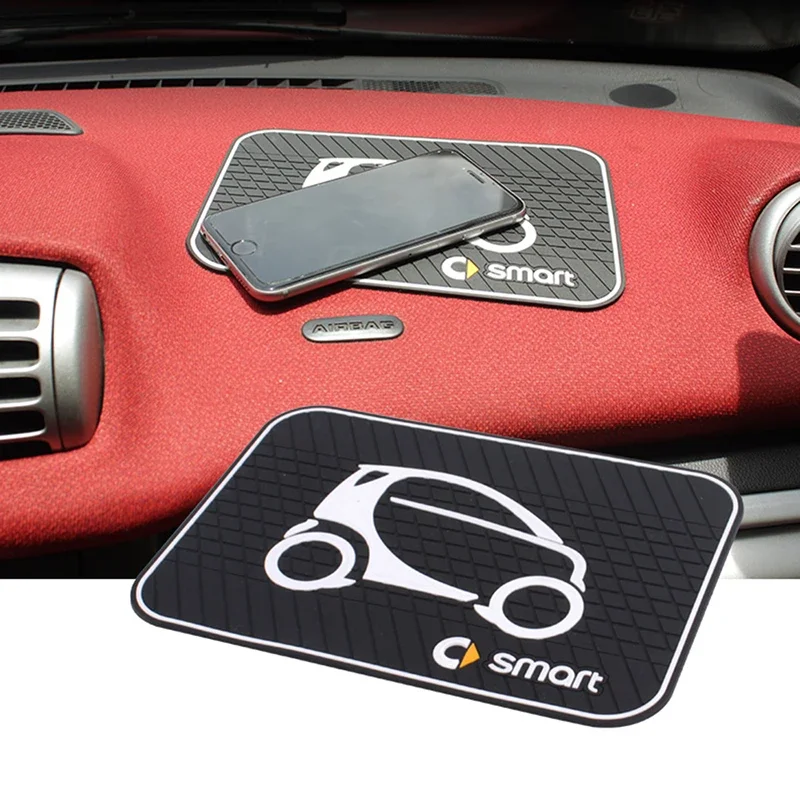 Car Dashboard Phone Holder Non-slip Silicone Mat for Smart 450 451 453 fortwo forfour