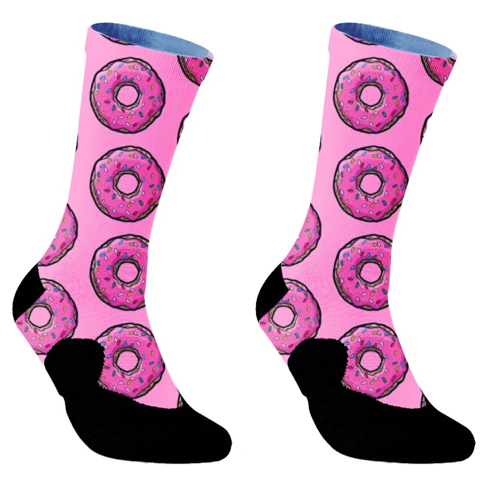 Unisex Casual Standard Thick Women's Socks Funny Novelty Sock Sox Street Chips Cotton Socks Skateboarding Teen cotton socks