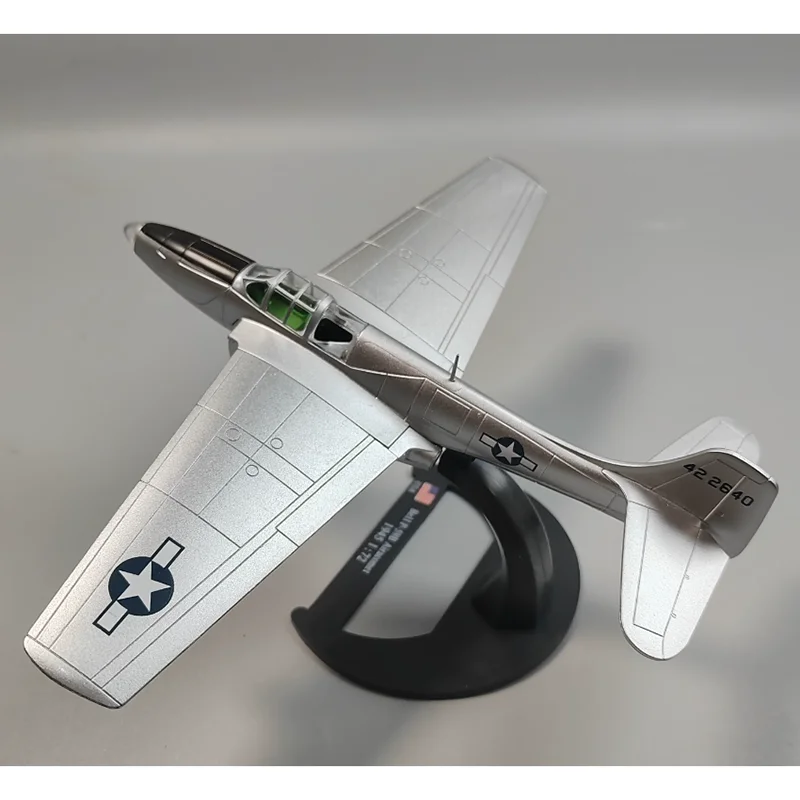 1/72 스케일 미국 P-59B 제트 전투기 합금 모델 컬렉션 장식품 장난감