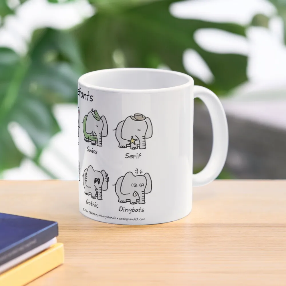 

elefonts Coffee Mug Large Customs Cups Ceramic Personalized Mug