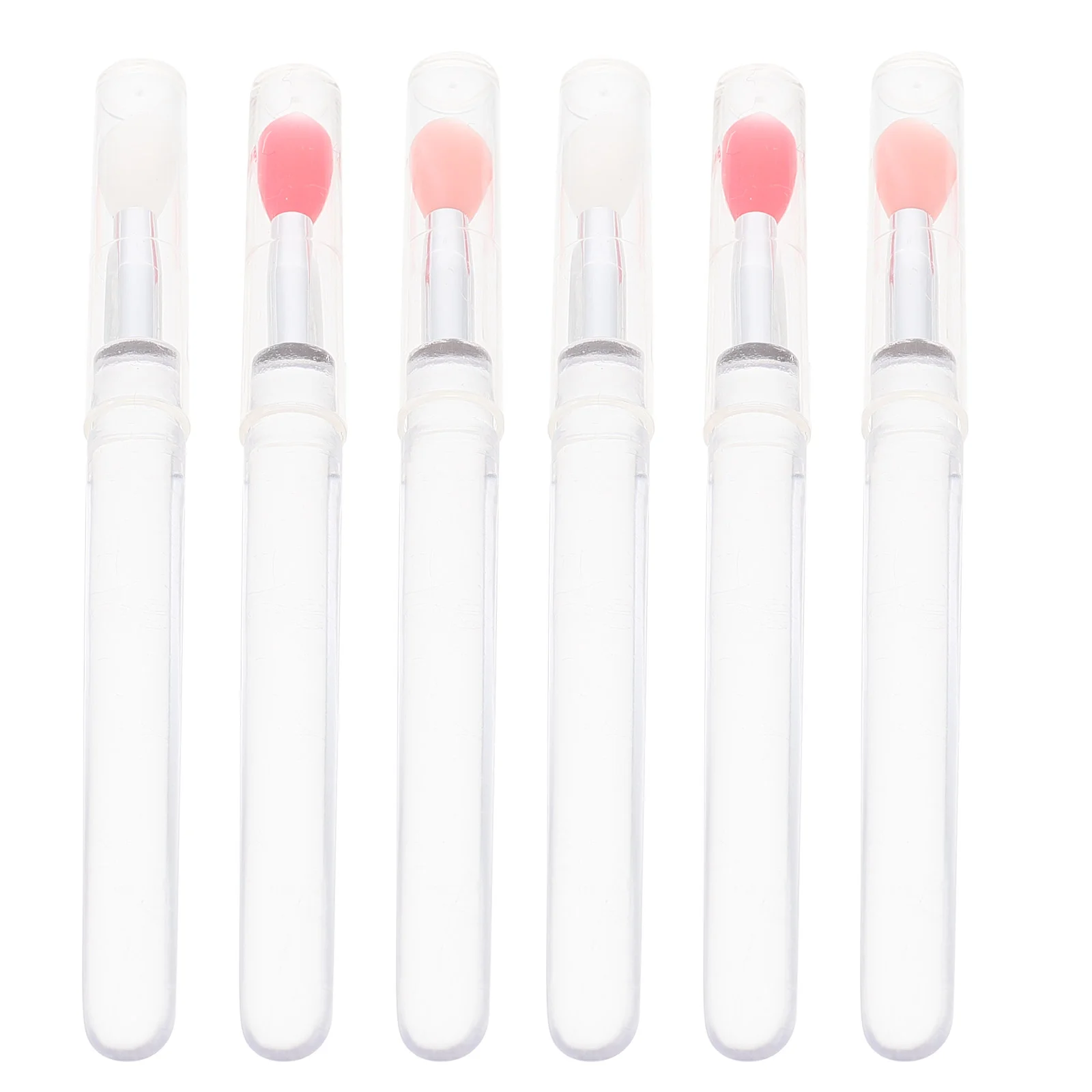 

Silicone Lip Brushes with Lid Lipstick Brushes Women Lipstick Applicators Eye Shadow Applicators Lipstick Brushes Beauty