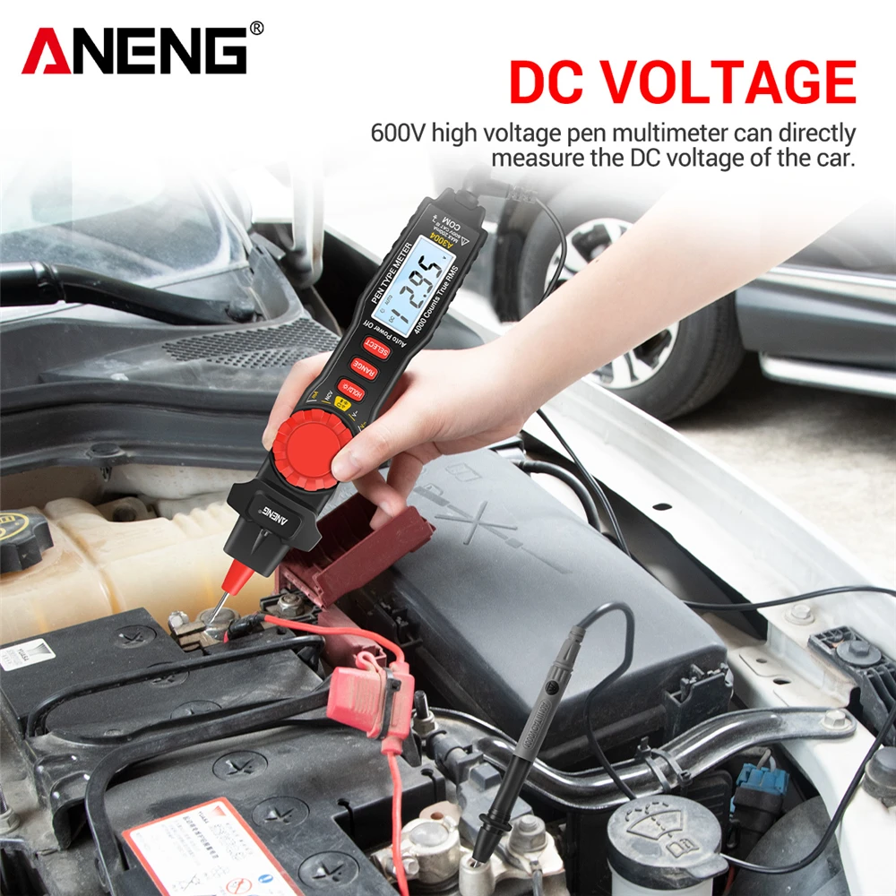 ANENG A3004 Pen Multimeter Digital 4000 Counts Non Contact AC/DC Voltage Meter Resistance Capacitance Diode Continuity Test tool