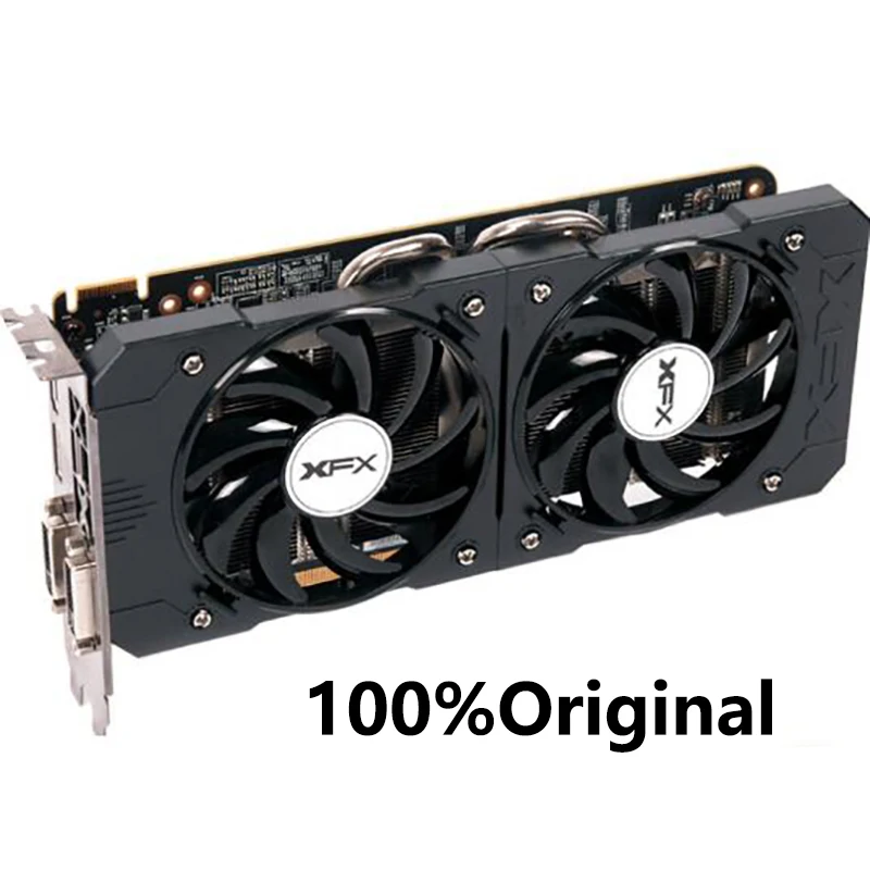 Original XFX R9 270A 4GB Video Cards AMD Radeon R9 270 4GB Graphics Screen Cards GPU Desktop Computer Gaming Board Map PCI-E external graphics card for pc