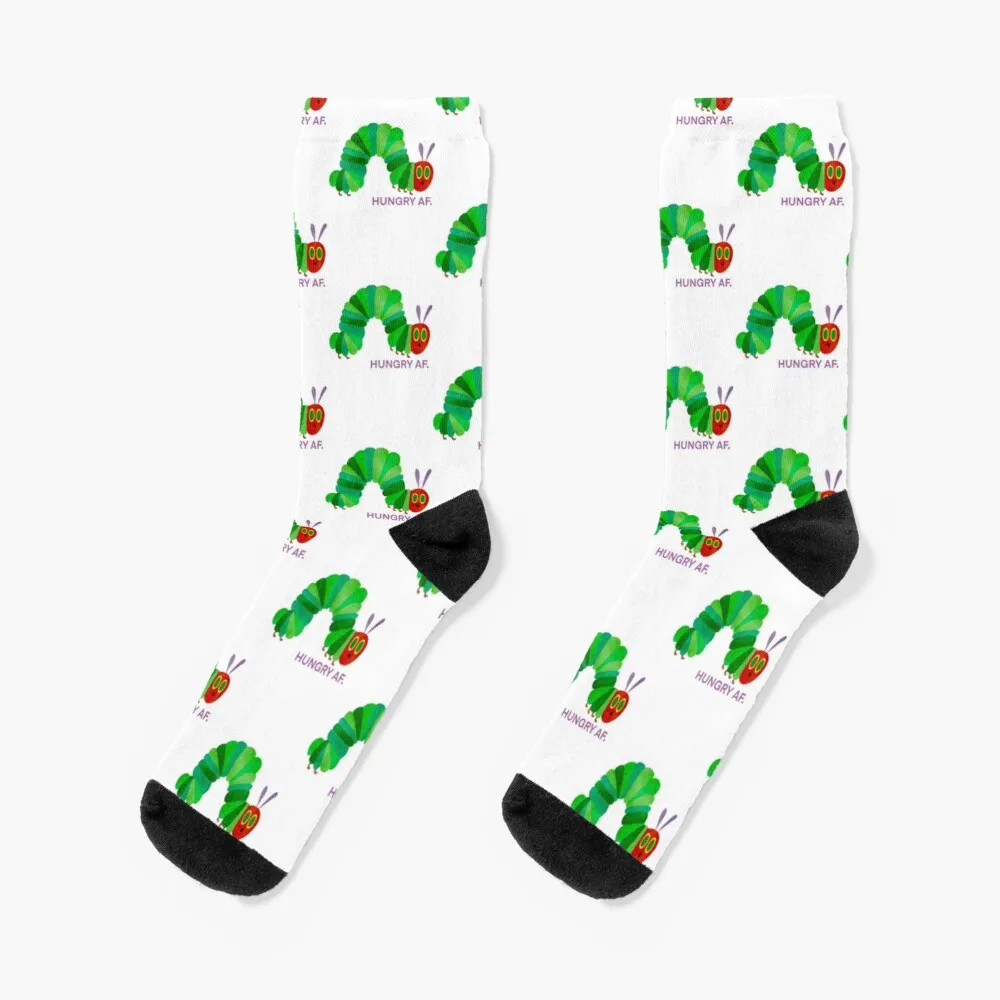 

HUNGRY AF. Socks Warm Socks Men Golf Socks Funny Socks