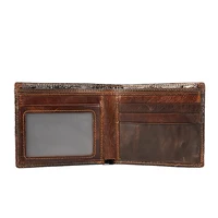 Fashion Men Wallet Genuine Leather 3D Dragon Design Short Wallets Retro Male Purse Business Card Holder Money Bag 2