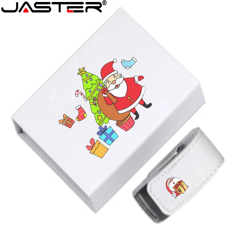 USB-флеш-накопитель JASTER в кожаном корпусе, 128 ГБ, 64 ГБ, 16 ГБ, 32 ГБ