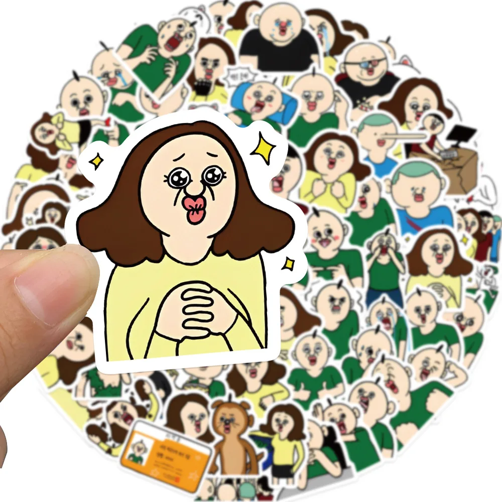 73pcs Cute Cartoon Bang Bang Tang Tang Stickers for Kids Funny Waterproof Decals DIY Phone Laptop Stationery Kawaii Sticker Toys 3