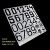 1/16 1/18 Big Scale Military Tank Vehicle Model Symbol Mark Logo Stainless Stencils Template 5