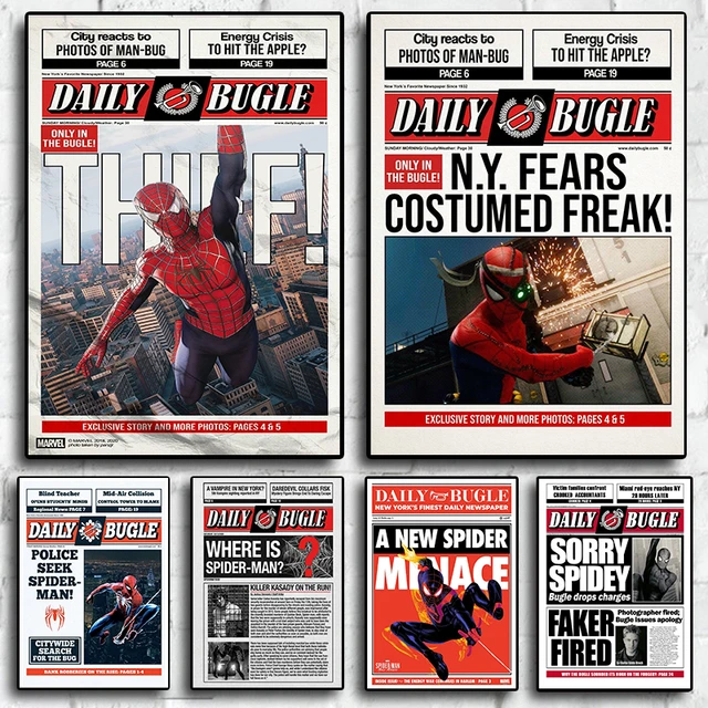 Periodicos Daily Bugle Spider Man Ps4 Best | www.oceanproperty.co.th