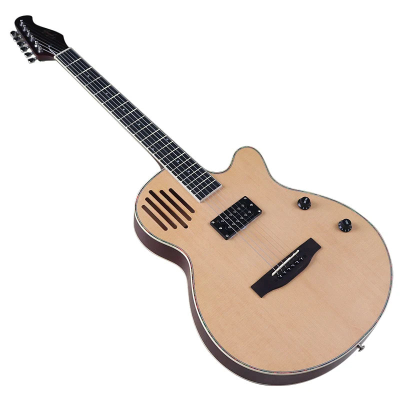 40 inch Acoustic Electric Guitar 6 String Thin Body Folk Guitar acoustic electric guitar