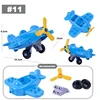 Big Size Traffic Series Building Block Large Particles Car Bus Truck Plane Helicopter Accessories Compatible Duploes Brick Toys 5