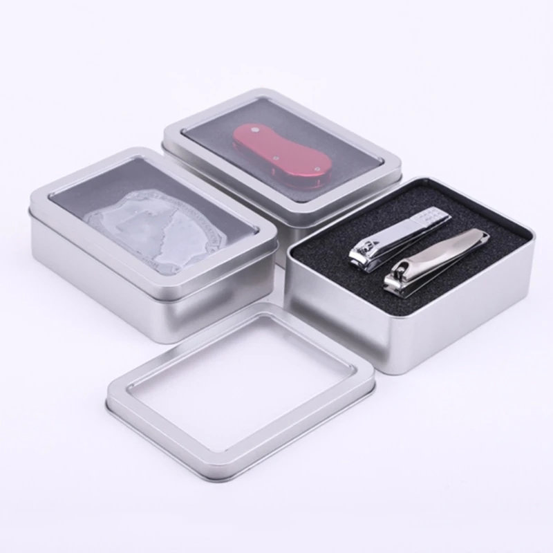 Metal Gaming Card Box Playing Card Container Storage Case Packing Box Playing Cards Empty Candy Storage Case playing cards card storage box