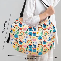 Foldable Camouflage Nylon Shopping Bag with Handle - Portable & Large Capacity (Colorful gifts)