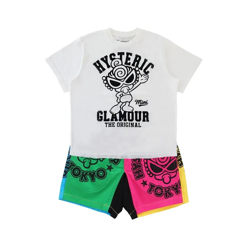 Boys' Girls Cartoon Short Sleeve T-Shirt Top Summer