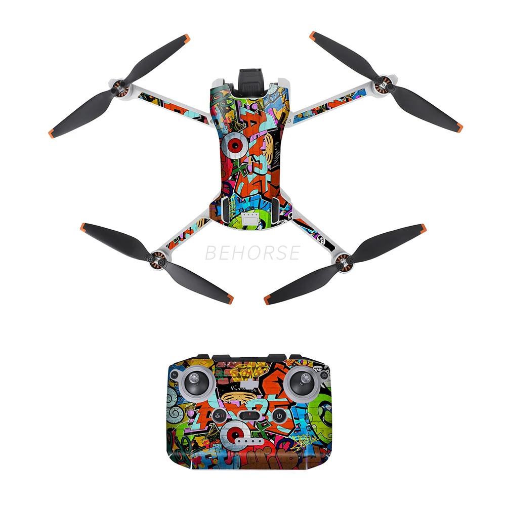 Autocollant Imperméable à L'eau Pour Drones Ensemble D'autocollants Pour  Drones Autocollant Imperméable à L'eau Compatible Pour Mini 3 Pro Drone Et  Télécommande Autocollants 