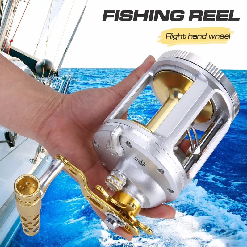 SougayilangStrongTrollingFishingReelSaltwaterFreshwaterBaitCastingFishingReelsRight