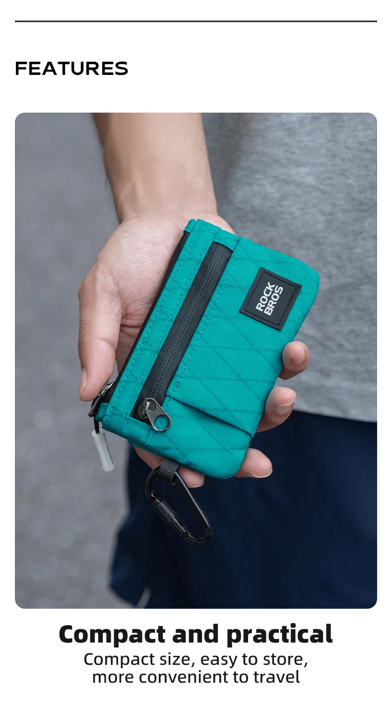 Mobile Phone Bag Lightweight Portable Hand Bag Hanging Buckle Wallet Commute Bag