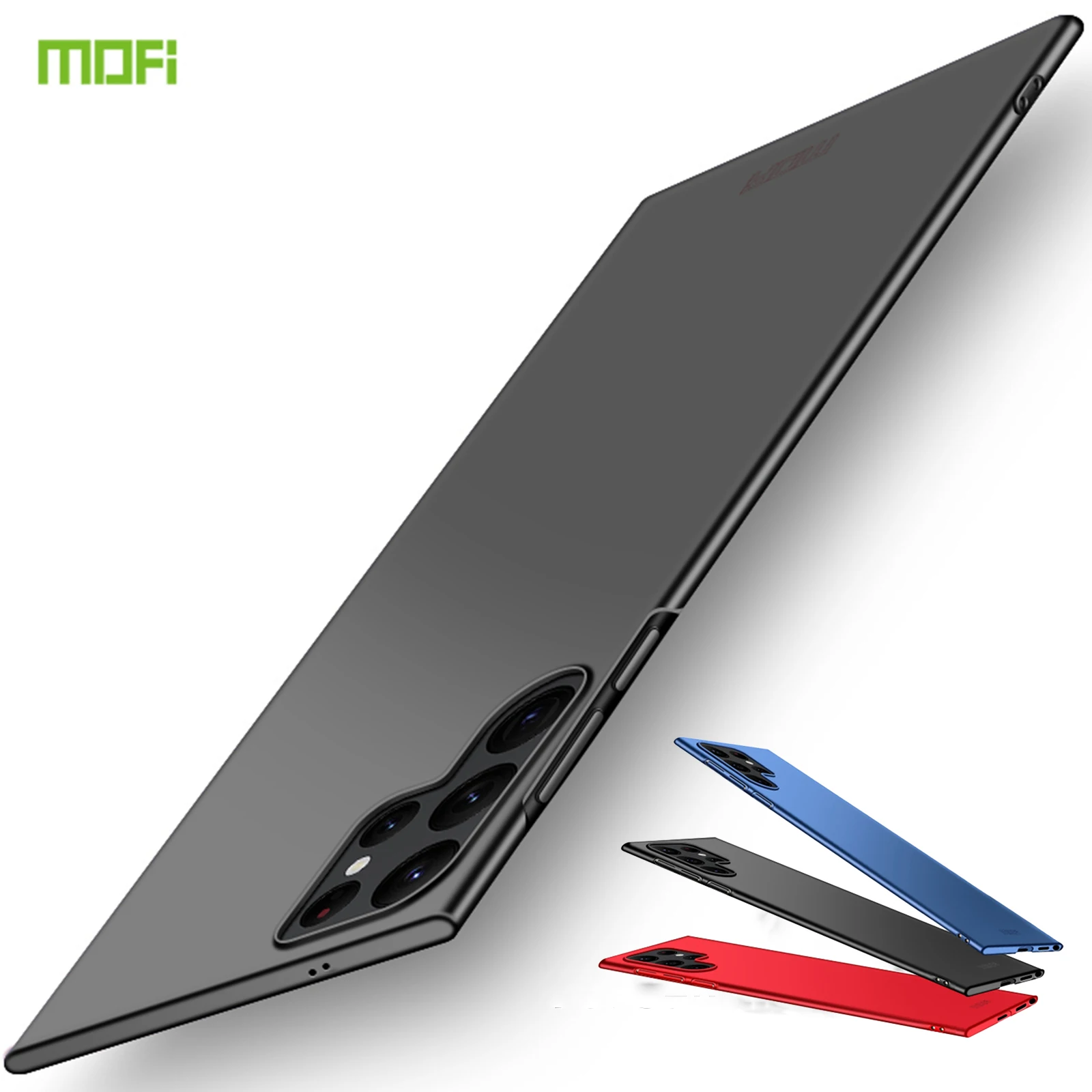 Mofi Per Samsung Galaxy S24 Ultra Custodie Ultra Thin Slim Cover Cover Cover Posteriore Protettiva Per Galaxy S24 Ultra Capa Protector Muslimnau