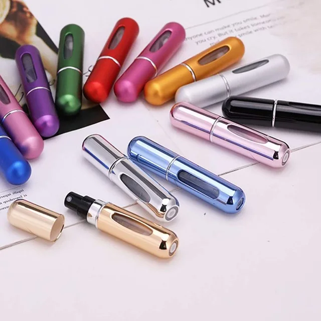 Mini Bouteille de sexuellement Portable, Flcopropriété Cosmétique, Vaporisateur, Conteneur de Pulvérisation, pour Voyage, Tous les Jours, HI, 8ml /5ml 1