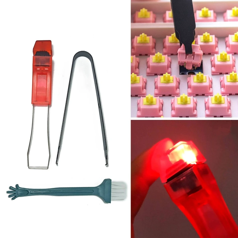

Lube Tool for Key Puller for Mechanical Keyboard DIY Repair Lubing Statii