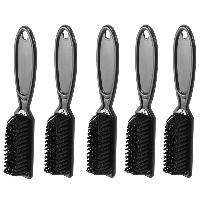 

5X Fade Brush Comb Scissors Cleaning Brush Barber Shop Skin Fade Vintage Oil Head Shape Carving Cleaning Brush