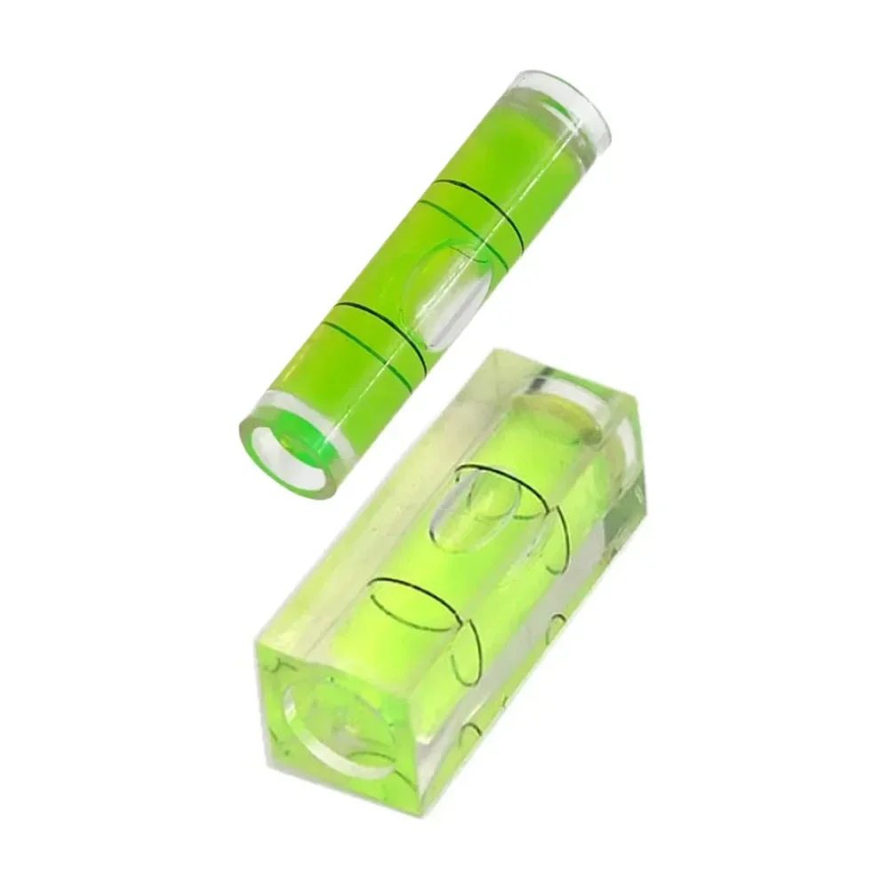 Level Gauge 2pcs Horizontal Bubble Bead Type Spirit-Level Mechanical Strip 40*15mm/9.5*40mm